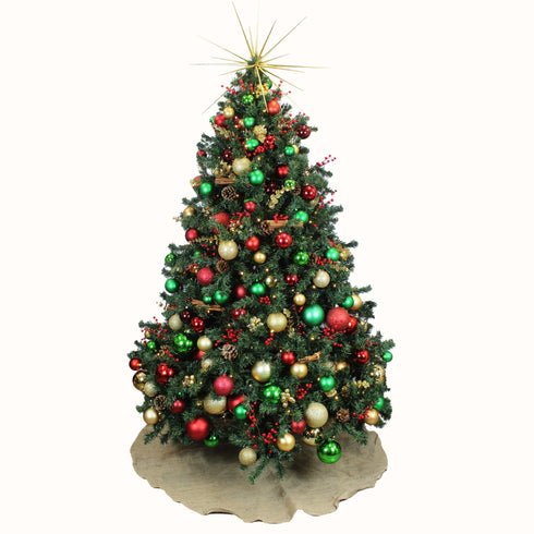 Natural Hessian Christmas Tree Skirt
